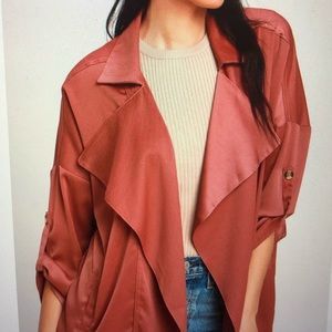 Moving Sale! LuLu’s Rusty Rose Satin Jacket/Duster